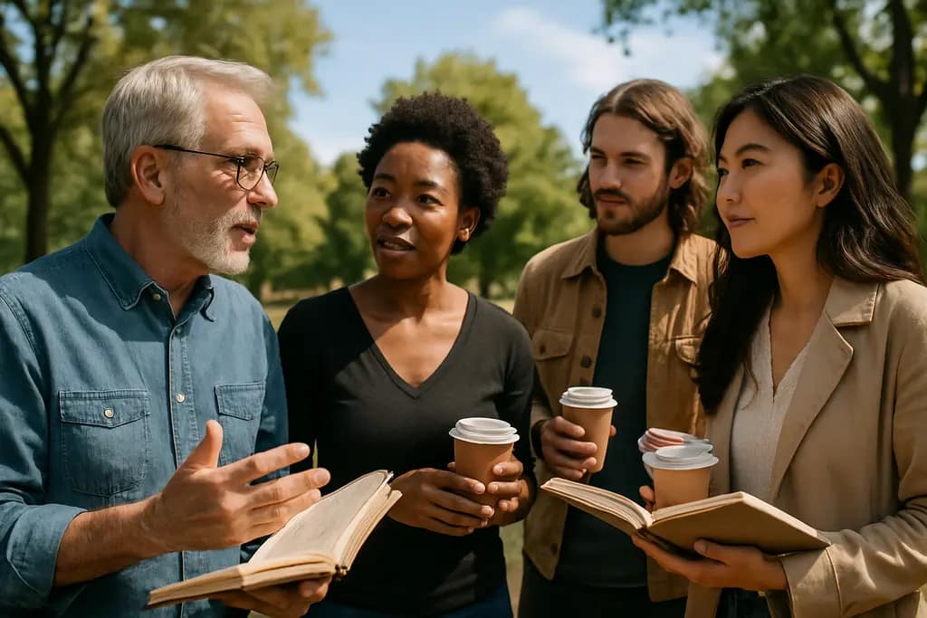 Author reviewing notes about Hachette unionization and book promotion planning